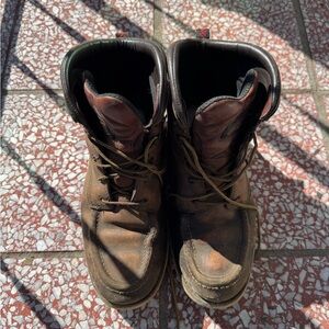 Red Wing Brown Leather Boots